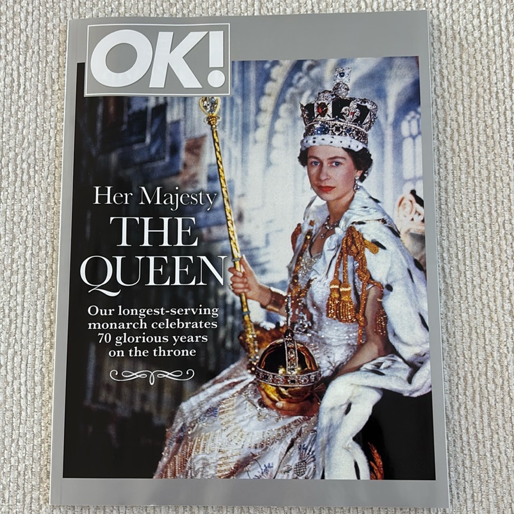 Ok! Magazine Queen Elizabeth II 70 year reign souvenir program NWOT